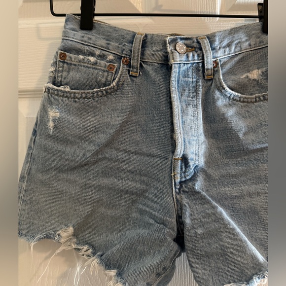 Agolde Parker Long Jean Short - Picture 7 of 15